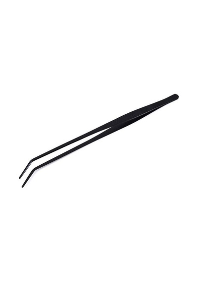 Karbon Kaplama Eğimli Uçlu Bitki Maşası Cımbız - 25 Cm