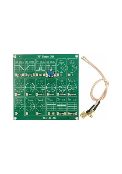 Rf Demo Kit Smith Chart Pcb Rf Devre Filtre Test Eğitim Analiz Kartı Swr Empedans Uyumu Attenuator