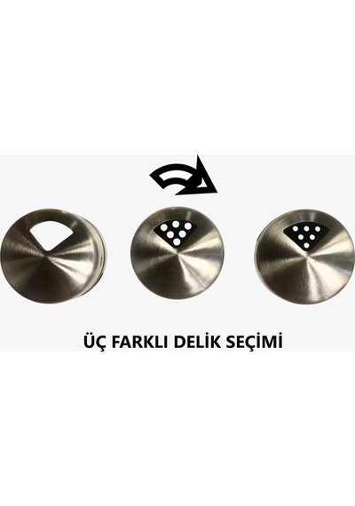 Burcummm Wenge Ağacı Standlı 2 Li Tuzluk & Biberlik & Baharatlık Çok Renkli
