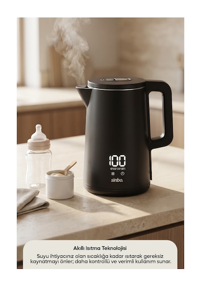Sinbo SK-8042 1.8 L Dokunmatik Kontrollü Sıcaklık Ayarlı Su Isıtıcı Kettle