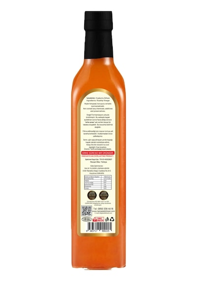 Hanzade Bitkisel Kuşburnu Sirkesi 3 x 500 ML