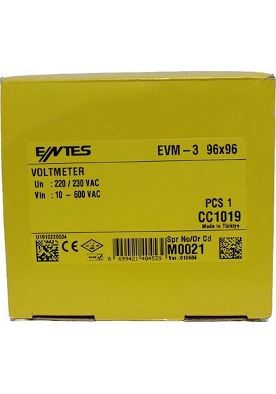 ENTES Evm-3-96 Voltmetre (M0021)