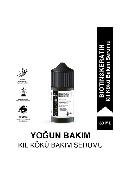 Naturaline Biotin & Keratin Kıl Kökü Saç Bakım Serumu 30 ML