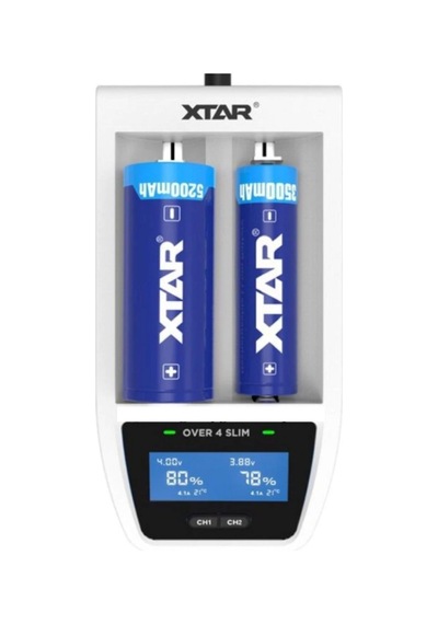 Xtar Over 4 Slim Pil Şarj Cihazı