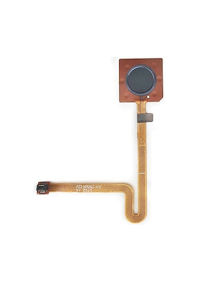 LG Uyumlu Q60 Orta Tuş Parmak İzi Okuyucu Tuş Flex Siyah