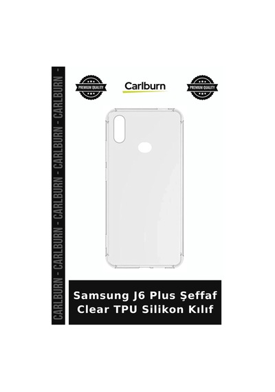 Samsung J6 Plus Şeffaf Clear Tpu Silikon Kılıf Cep Kılıfı Esnek Kap Mobil Aksesuar çok renkli