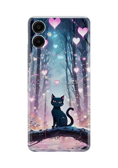 Samsung Galaxy Uyumlu - A06 Kılıf Boutique Baskılı Resimli Love Cats Tree Pcode -050