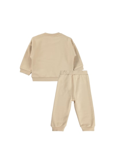 Civil Baby Tavşan Baskılı Basic 6-18 Ay Takım - Bej