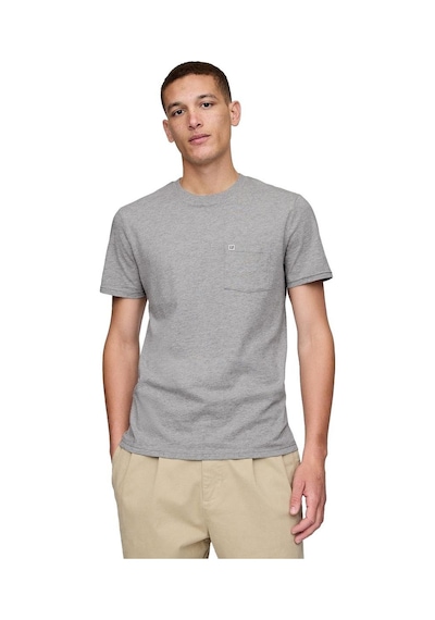 Gap Organik Pamuk Cepli T-shirt - 857901-11336 Gri