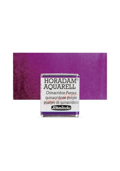 Schmincke Horadam Aquarell Artist Sulu Boya Quinacridone Purple Yarım Tablet