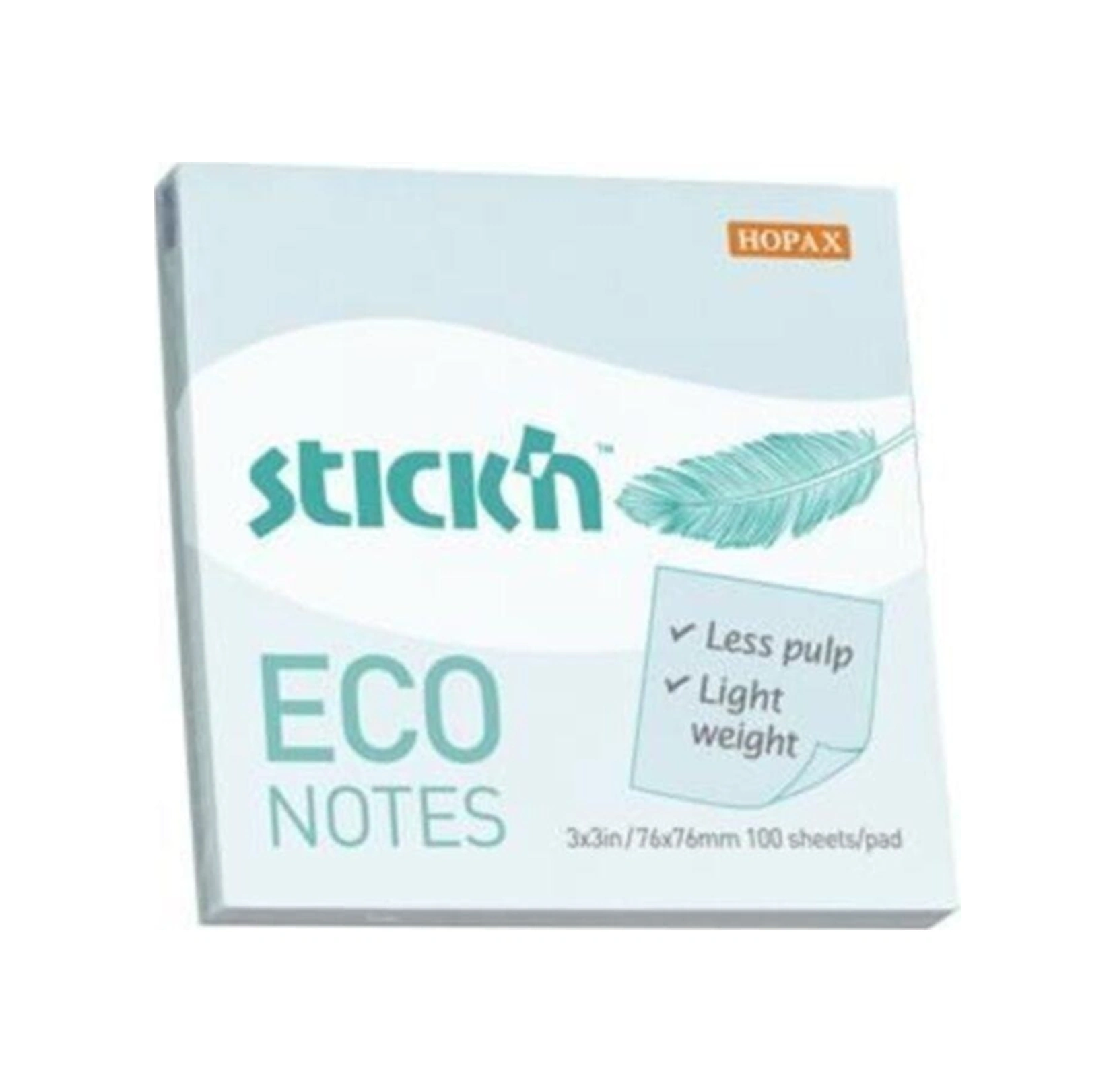 Stıckn 76x76 Eco Notes Pastel Mavi 100yp