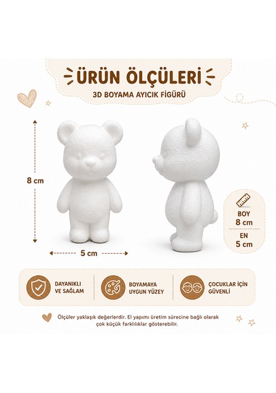 Haydi Dekor 3d Boyama Ayıcık Hobi Seti Çocuklar Için Boyanabilir Ayı Figürü, Akrilik Boya Ve Fırça Içeren Eğitici Yaratıcı Aktivite Oyuncağı El Becerisi Geliştirici Kendin Boya Oyuncak Seti 1 Paket Haydi Dekor 3d Boyama Ayıcık Hobi Seti Çocuklar Için Boyanabilir Ayı Figürü, Akrilik Boya Ve Fırça Içeren Eğitici Yaratıcı Aktivite Oyuncağı El Becerisi Geliştirici Kendin Boya Oyuncak Seti 1 Paket