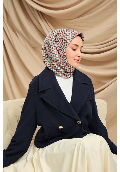 Silk Home Twill İpek Eşarp 11481-02 Koyu Mor, Bebe Mavi, Mercan, Sarı, Tozpembe