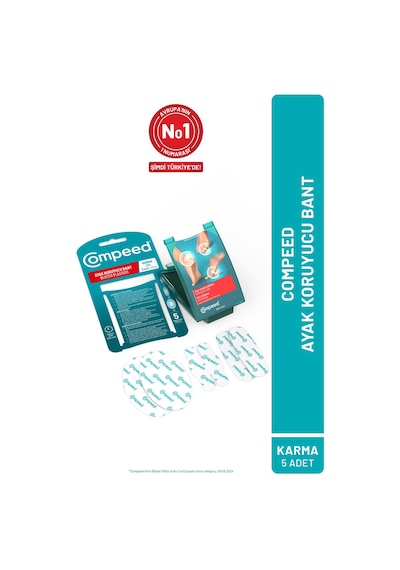 Compeed Acıyı Hızla Hafifleten Hidrokolloid Ayak Koruma Ve Yara Bandı Karma Set