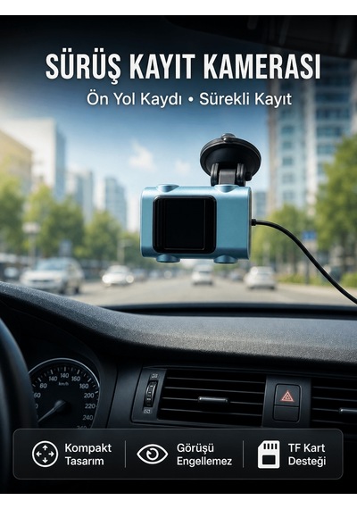 Araç Ön Cam Kamerası Sürüş Güvenliği İçin Video Kayıt Yeni Nesil 93777200