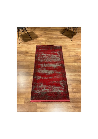 Palette Pa07c Bordo-antrasit Halı Çok Renkli