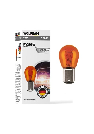 Wolfram 12v 1016 Ampul 21/5 Turuncu