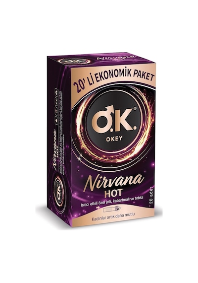 Okey Nirvana Hot Prezervatif 20'li