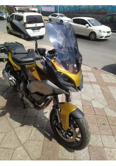 Zeus Motor 2020-2025 Bmw F 900 Xr Uyumlu Uzun Ön Cam Koyu Füme