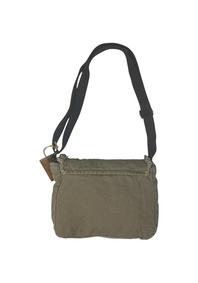 Old Cotton Cargo Vintage Küçük Salaş Unisex Günlük Çapraz Postacı Çantası S Boy 26x20cm Bej