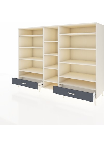 Kronos Dolap 14 Raflı 2 Çekmeceli 220x59x163 Aytaşı-aytaşı/antra Aytaşı-aytaşı/antrasit Kronos Dolap 14 Raflı 2 Çekmeceli 220x59x163 Aytaşı-aytaşı/antra Aytaşı-aytaşı/antrasit