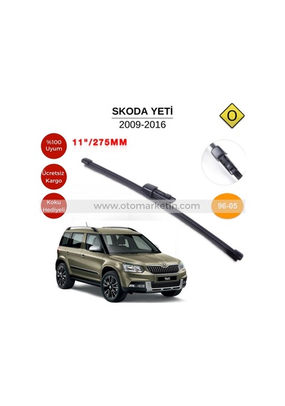 Skoda Yeti Arka Silecek 2009-2016 Mtm96-05