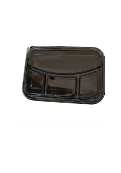 4 Bölmeli Kebap Kabı Seti V-416 50 Adet