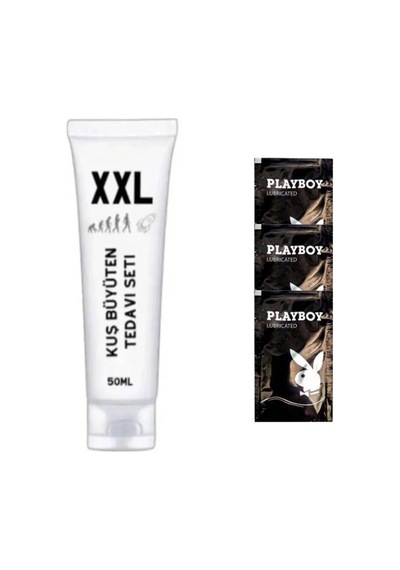 Süper Xxl Size Kuş Erkekler Için Bakım Kremi 50ml 1 Ad + 3 Jelle