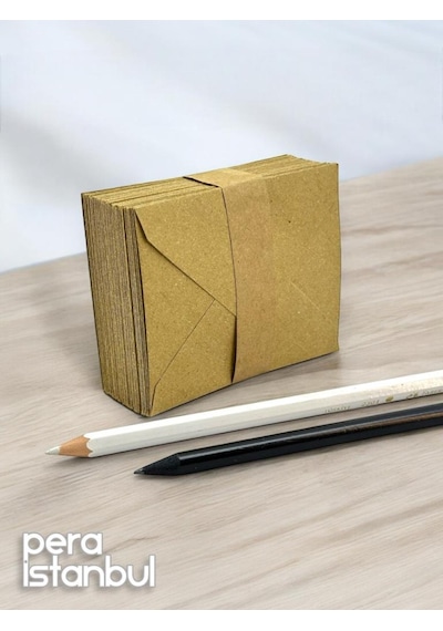 200 Adet Kraft Renkli Küçük Zarf 7x9