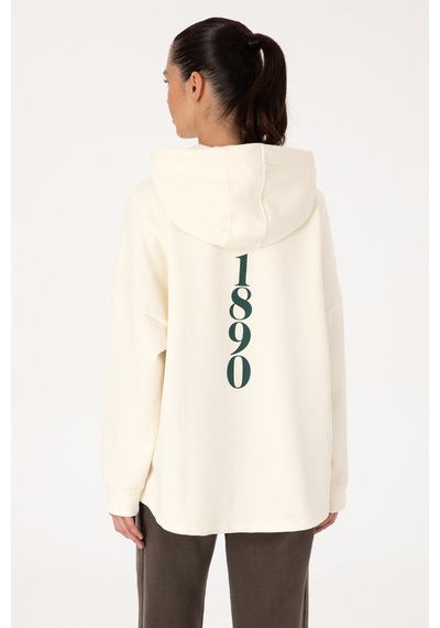 U.s. Polo Assn. Kadın Sweatshirt 50309055-vr256 İnci