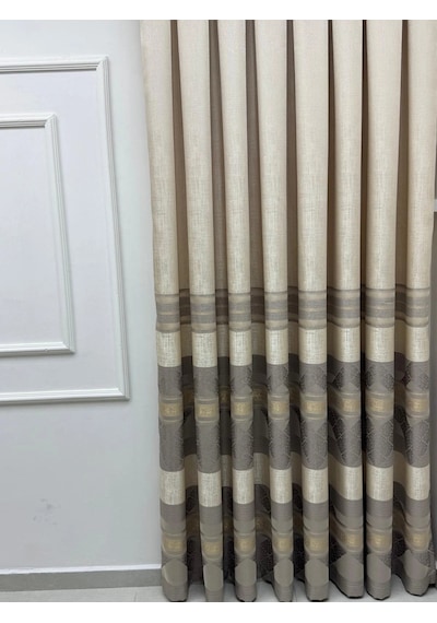 Nivemeshome Ceyhan V-5202 Vizon 1/3 Pileli Fon Perde Apm 60x250