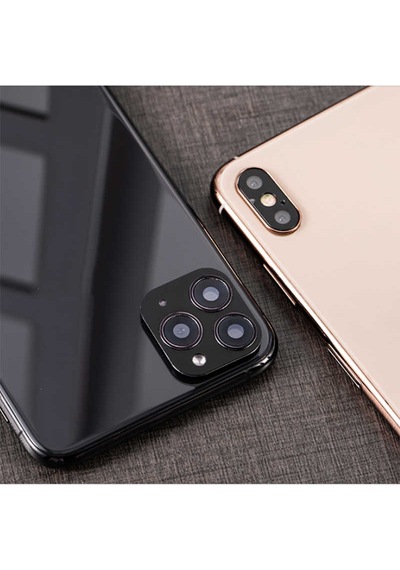 Apple Uyumlu iPhone Xs Max 6 5 Zore Cp 01 11 Pro Kamera Lens Dönüştürücü Gold
