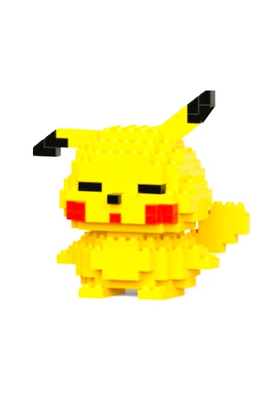 Twins Stars Bricks Pikachu Pokemon 3d Yapboz Puzzle Yapı