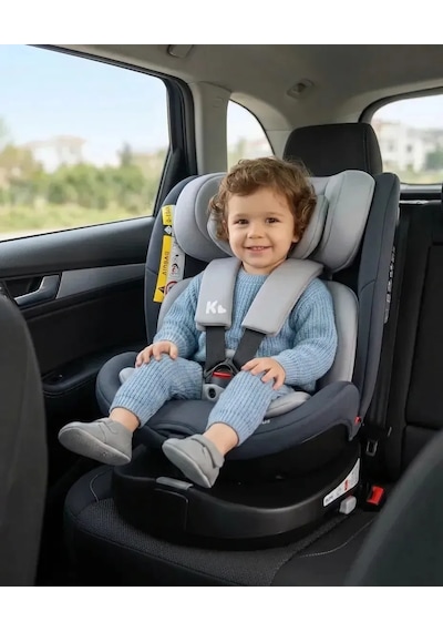 Kraft Safe Spin Plus I-size Oto Koltuğu 0-36 Kg Gri