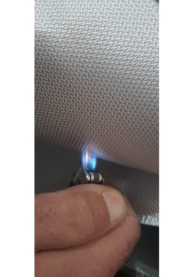 Yanmaz Kaplamasız Cam Elyaf Kumaş 430 G/M2 En:1 Metre