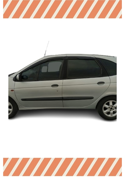 Renault Scenıc 1 1998-2003 Modellerine Özel 4'lü Mügen Tip Cam Rüzgarlığı