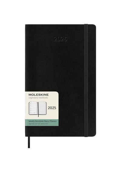 Moleskine Haftalık Planlayıcı, 12 Ay 2025 Için Notlar Için Yer Su Diğer