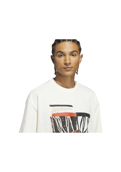 Crewht Adidas Basketbol T-shirt Og Nbn Ssnl Tee Ks8197 beyaz