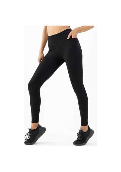 Maraton Active Slimfit Kadın Koşu Siyah Tayt 22256-siyah