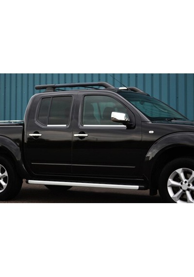 Nissan Navara Krom Cam Çıtası 2006 Üzeri 4Prç Paslanmaz Çelik N11.3648
