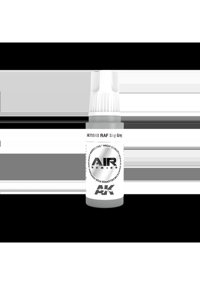 Ak Interactive 11848, 17 Ml. 3gen Raf Sky Grey Aircraft Maket Boyası Standart