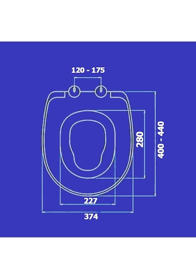 Nkp Universal Thermoplast Yavaş Kapanan Klozet Kapağı Çocuk Adaptörlü - NKP0340