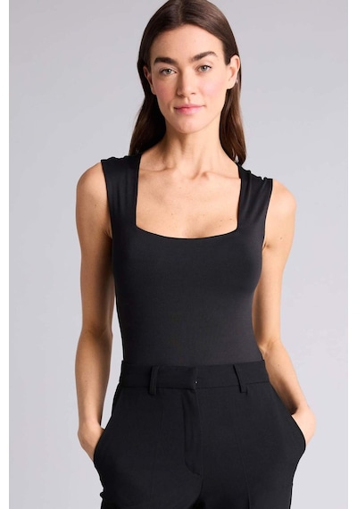 Defacto Kare Yaka Bodysuit E9045ax26smbk81 Siyah-bk81
