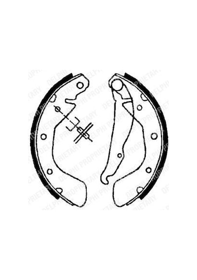 DELPHI LS1622 KAMPANA BALATA ASTRA F 91-98 VECTRA A 93-95 CORSA C