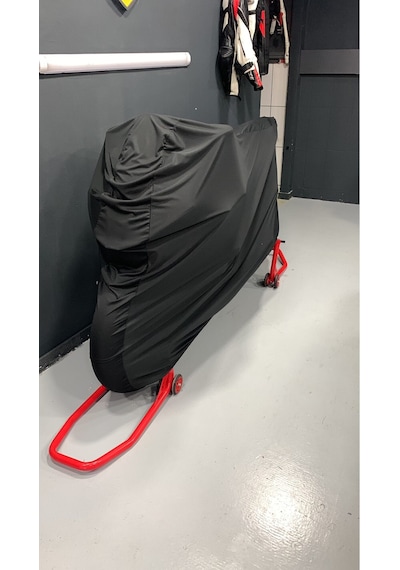 ARORA AR 150T-15 Siyah Kumaş Motosiklet Branda Motor Penye Branda