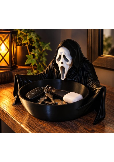 Halloween Çığllık Figür Dekoratif Şekerlik Ve Masaüstü Kase