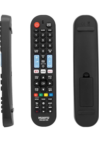 Huayu Kl Samsung Uyumlu  Rm-sm1398 Netflıx-prıme Vıdeo Tuşlu Unıversal Lcd Led Tv Kumanda