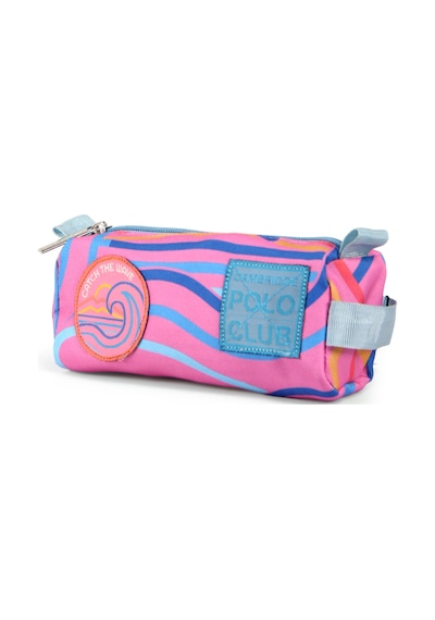 Cambridge Polo Club Wave Tek Bölmeli Unisex Çocuk Kalemlik Pembe