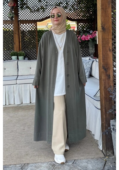 Rabia Şamlı Nazenin Kot Tencel Kap Çağla Normal