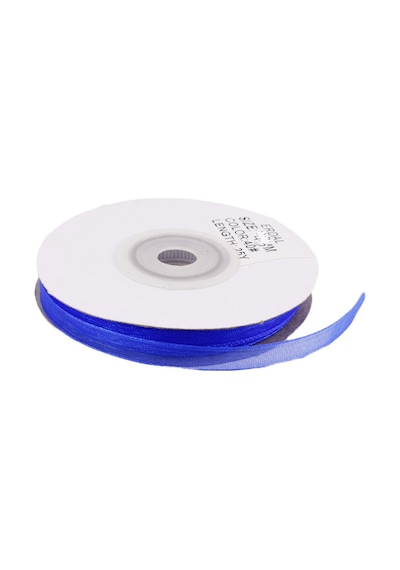 Organze Kurdele 6 Mm 22 Metre Saks Mavi N11.1392
